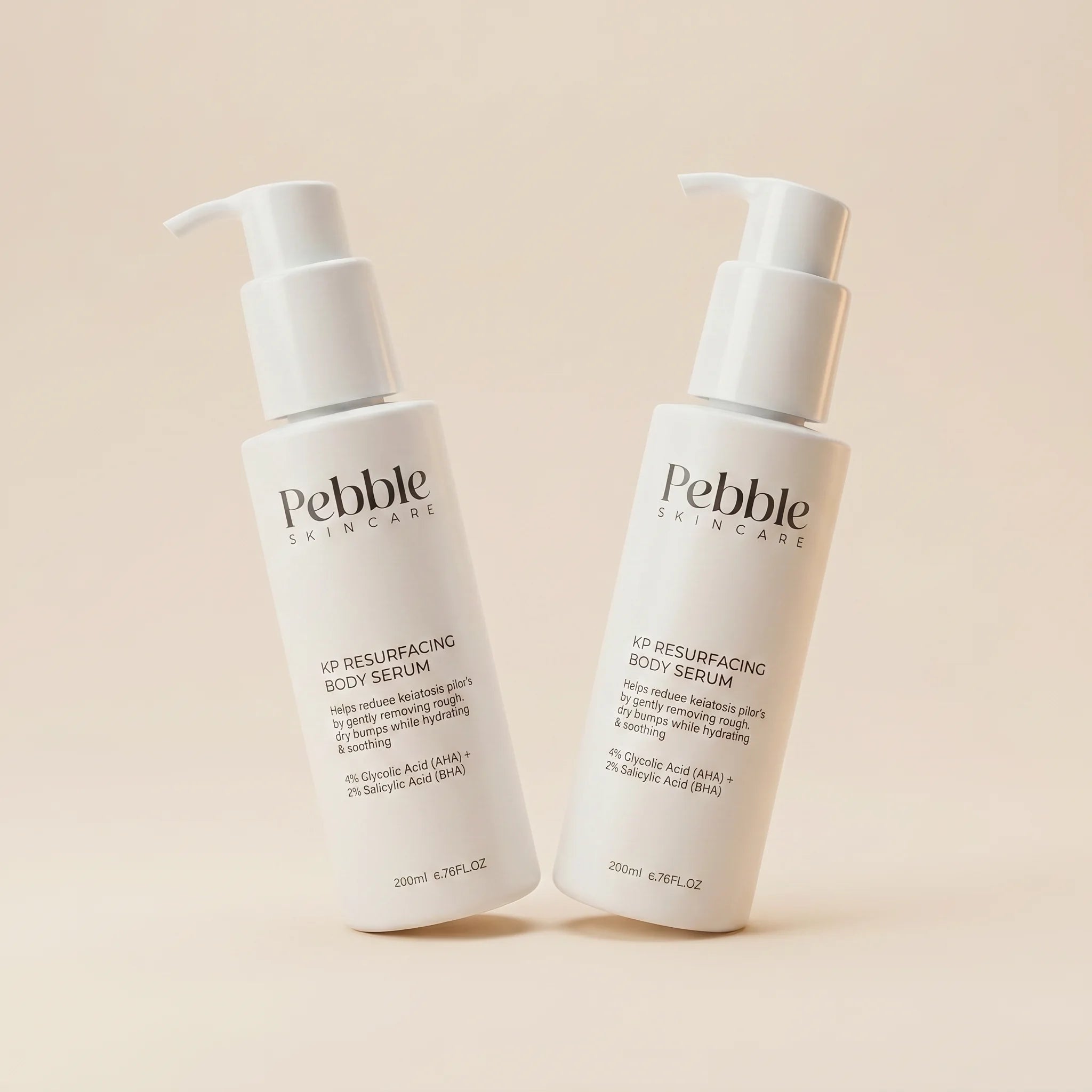 Pebble KP Treatment Serum — leave-on with niacinamide + panthenol.