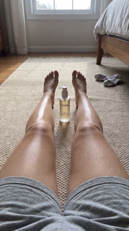 Customer photo with Pebble Silk Body Oil